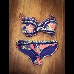OP 2 piece swimsuit size M (7-9)